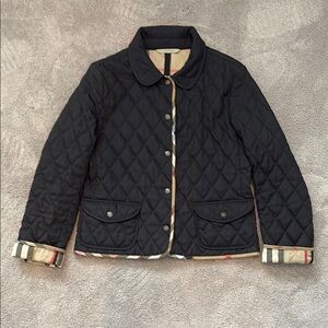 Burberry Black Quilted Jacket